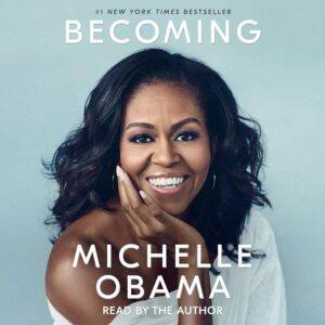 Cover of the audiobook Becoming by Michelle Obama